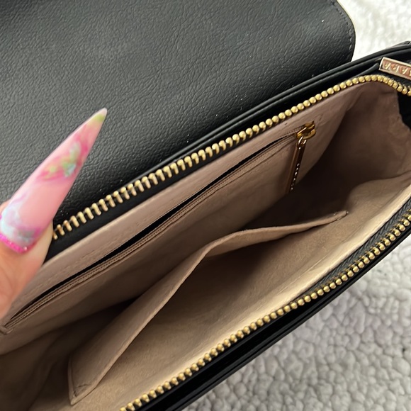 Samara Claire Black Crossbody Bag Apple Vegan Leather - Picture 8 of 9